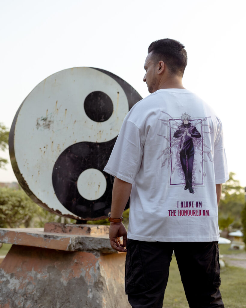 White Satoru Gojo T-shirt