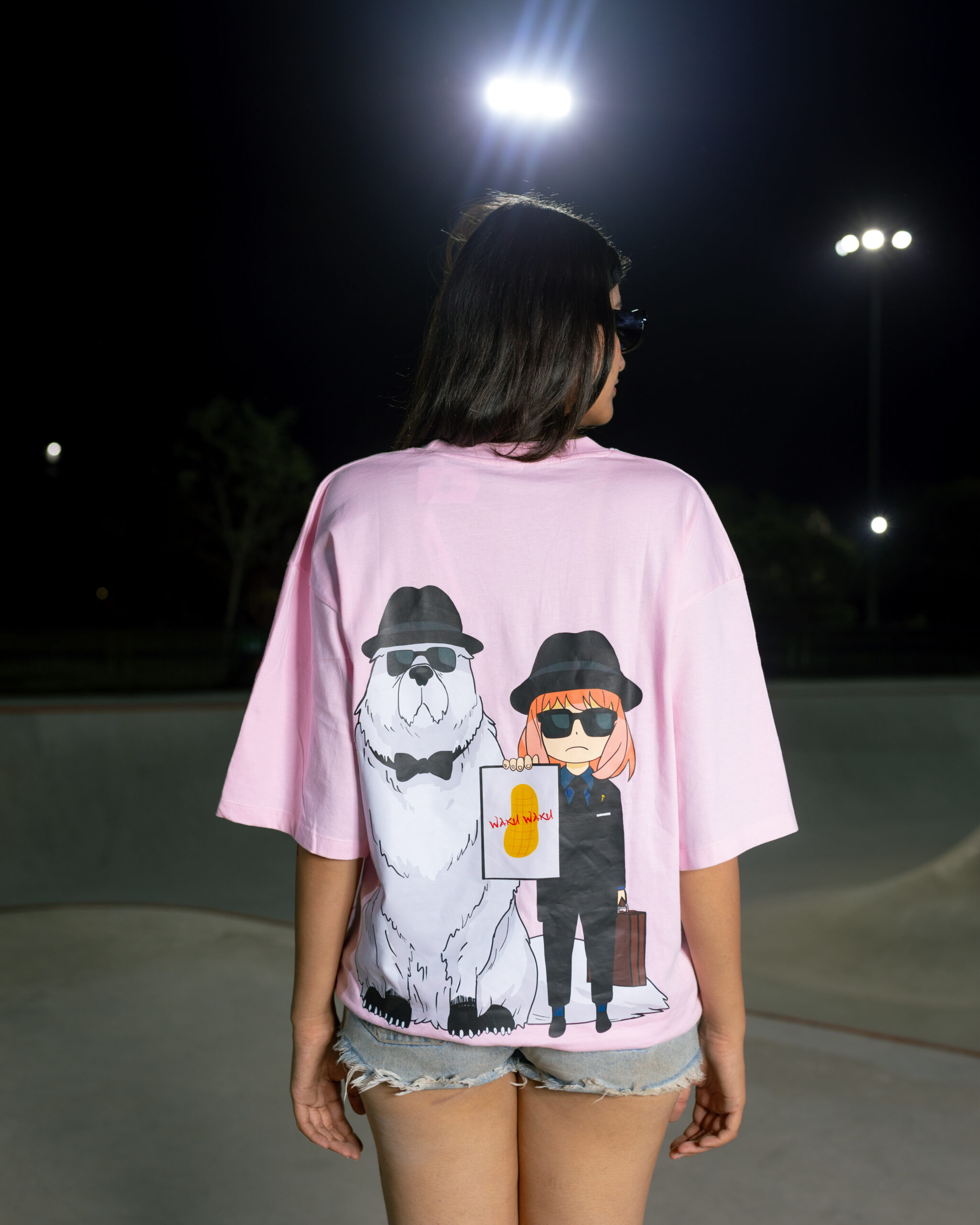 Pink anya forger t-shirt